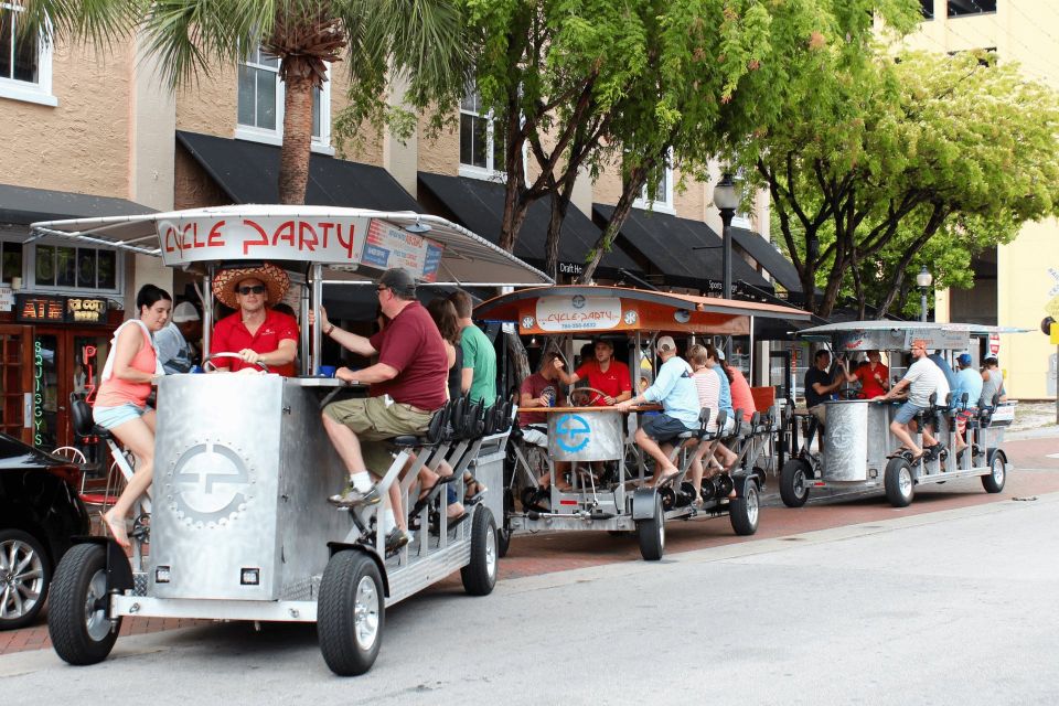 Fort Lauderdale: Guided Happy Hour Bar Crawl by Beer Bike - Whats Included
