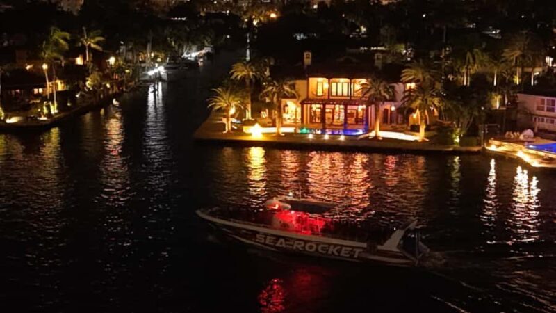 Fort Lauderdale: Nighttime Venice of America Tour - Food and Drinks