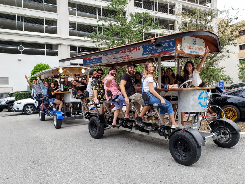 Fort Lauderdale: Party Bike Bar Crawl - Booking and Payment Details