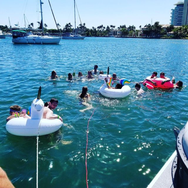 Fort Lauderdale: Scenic Boat Trip W/ Swim Stop & Inflatables - Duration and Experience Highlights