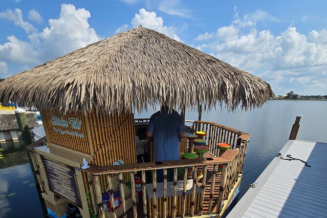 Fort Myers Beach Daytime 90 minute Round Tiki Boat Cruise - Key Points