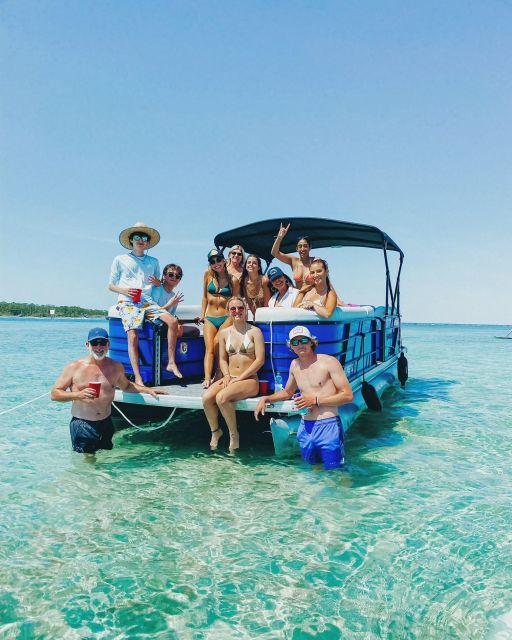 Fort Walton: Half Day Pontoon Boat Rental to Crab Island - Booking Information
