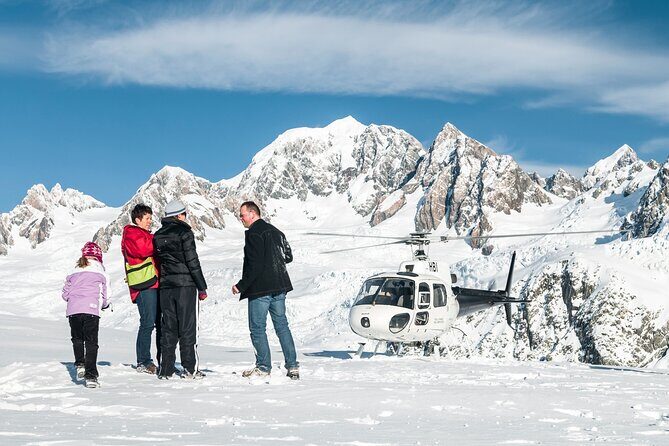 Fox Glacier and snow landing (allow 20 minutes - departs Fox Glacier) - Key Points