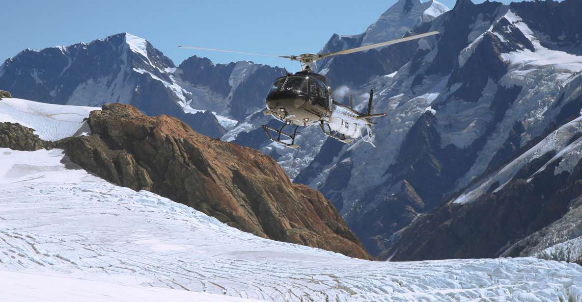 Franz Josef: 30-min Flight Franz Josef & Tasman Glaciers - Key Points