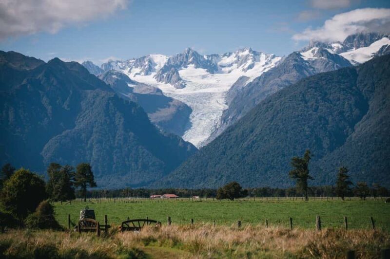 Franz Josef to Christchurch via Hokitika 1 Way Day Tour - Pickup and Start of the Journey