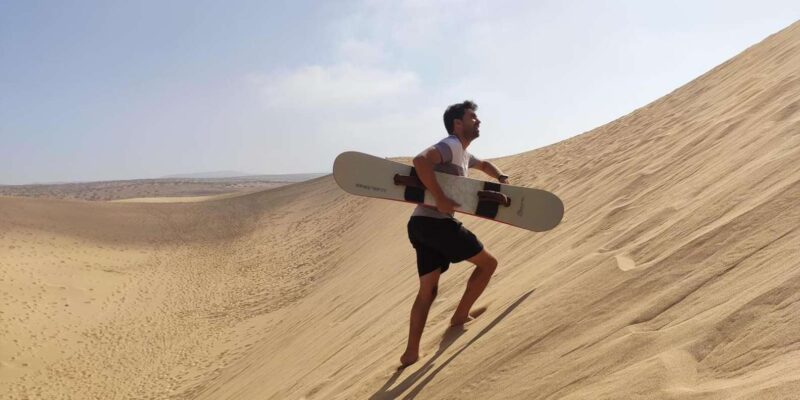 From Agadir Or Taghazout: Sandboarding in Agadir - Exploring the Tamri Route Landscape