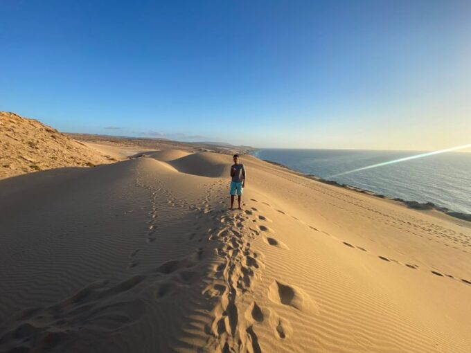 From Agadir Sand Surfing Adventure, Moroccan Tea & Bonfire - Transportation and Pickup