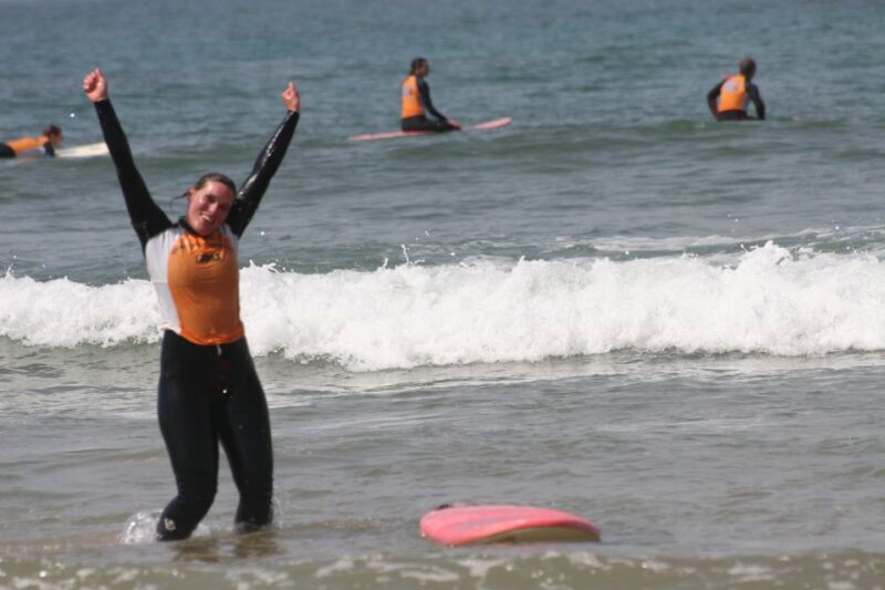 From Agadir: Taghazout Beach Surf Lesson With Transfer - Overview of the Surf Lesson