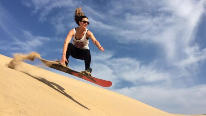 From Agadir/Taghazout: Group Desert Sandboarding Adventure - Exploring the Moroccan Sahara