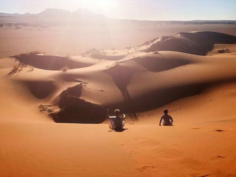 From Agadir/Tamraght/Taghazout: Sandoarding in Sand Dunes - Passing Through Villages
