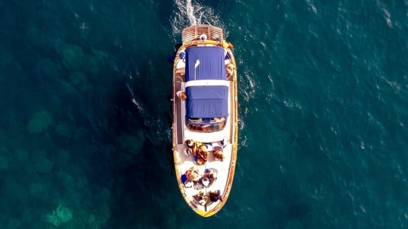 From Amalfi: private 12m boat tour of the Amalfi Coast - Key Points