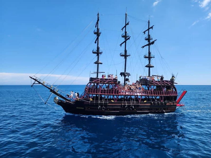From Antalya: Kemer Pirate Party Boat Trip w/Lunch & Pickup - An Authentic Pirate Day on the Mediterranean