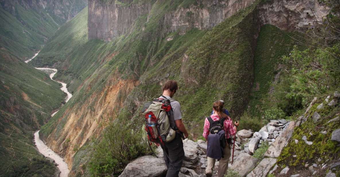 From Arequipa: Trekking to the Colca Canyon |2Days-1Night| - Trekking Through the Canyon