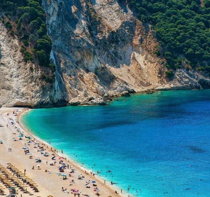 From Argostoli: Melissani Lake and Myrtos Beach Guided Tour - Key Points