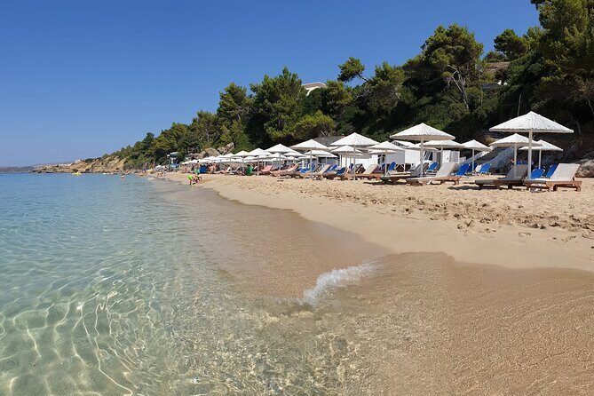 From Argostoli Port: Beach Escape To Makris Gialos Beach - Makris Gialos Beach: Sun, Sand, and Water Sports