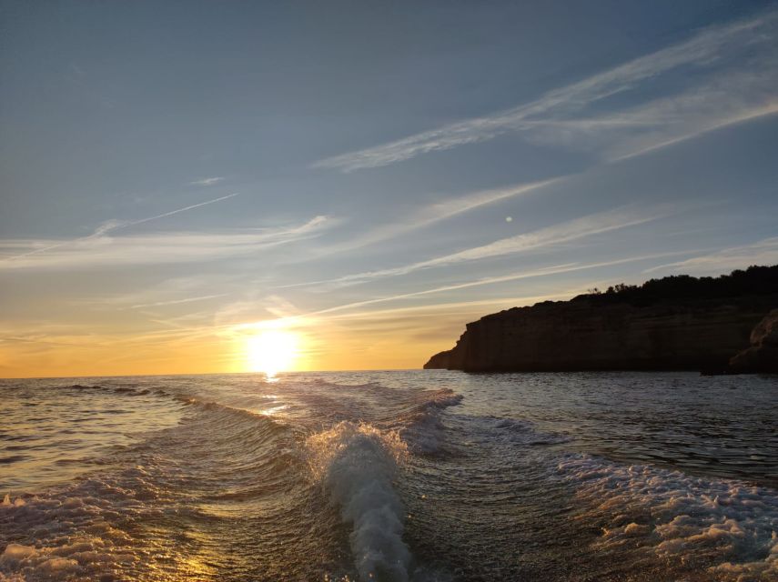 From Armacao De Pera: Sunset Benagil Caves Boat Tour - What to Bring