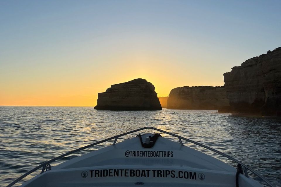From Armacao De Pera: Sunset Benagil Caves Boat Tour - Booking Information