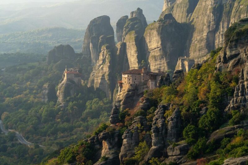 From Athens: Meteora Caves & Monasteries Day Trip by Train - Monasteries and Hermit Caves