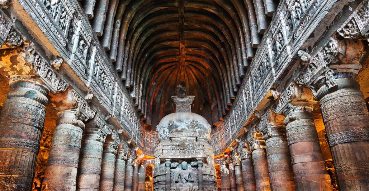 From Aurangabad: Private Ajanta & Ellora Caves Full-Day Tour - Itinerary Details