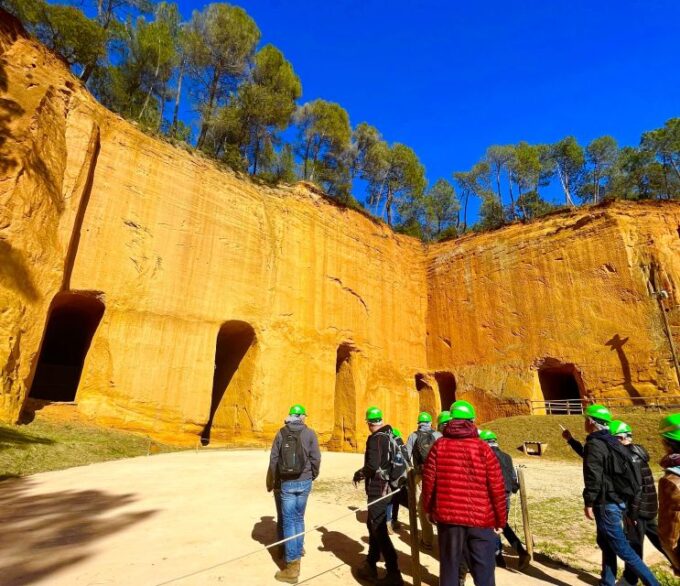 From Avignon: the Best of Luberon - Uncovering the Mines Bruoux: A Unique Subterranean Adventure