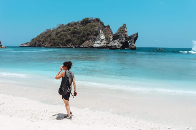 From Bali: Private Tour Combo East and West Nusa Penida - Atuh Beach