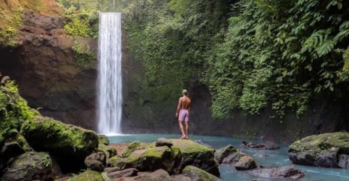 From Bali: Saraswati Temple, Monkey Forest, Ubud Waterfalls - Tegallalang Rice Terrace Visit