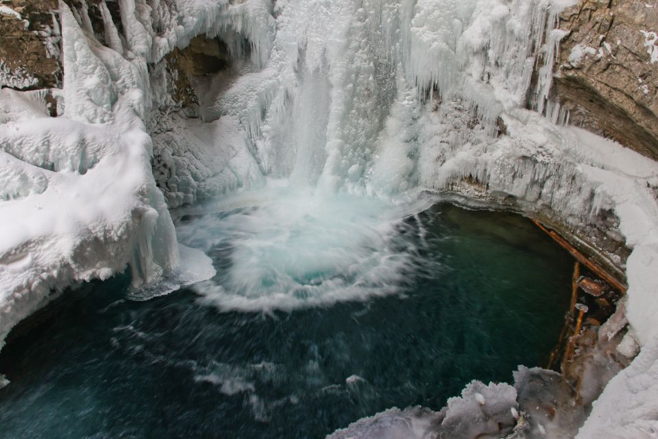 From Banff: Johnston Canyon Guided Icewalk - Key Points