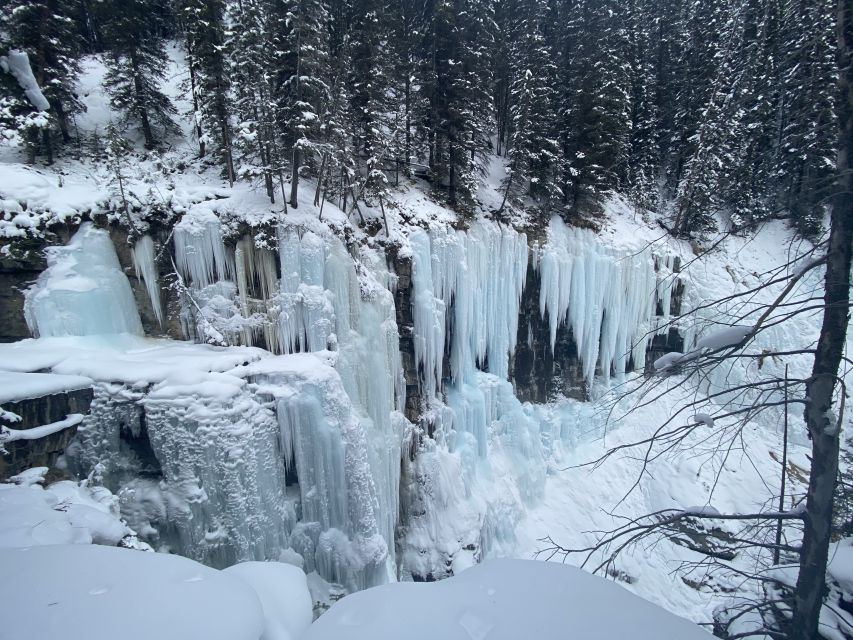 From Banff: Johnston Canyon Guided Icewalk - Pickup and Drop-off Locations