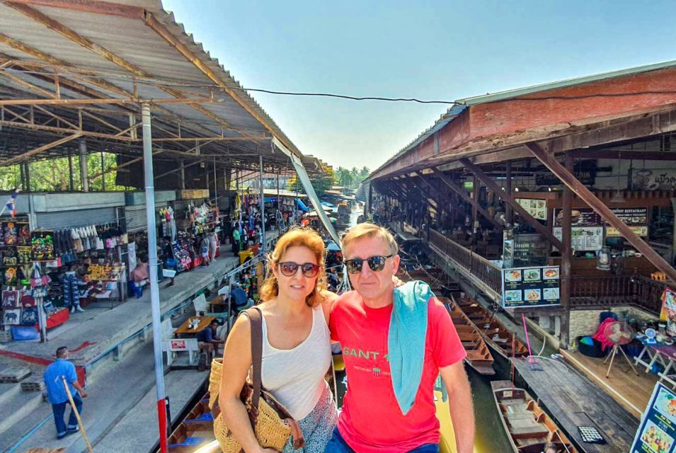 From Bangkok: Damnoen Saduak & Train Market Tour in English - Key Points