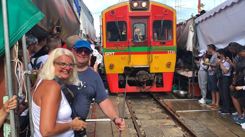 From Bangkok: Floating & Railway Markets Tour & Coconut Farm - Sea Salt Farm