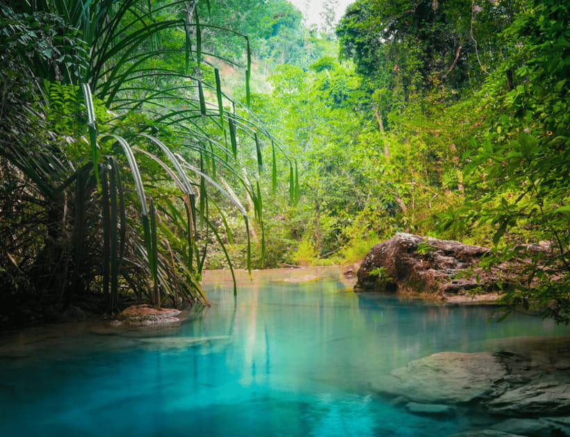 From Bangkok: Kanchanaburi, River Kwai & Erawan Falls Tour - Discovering the Erawan Falls