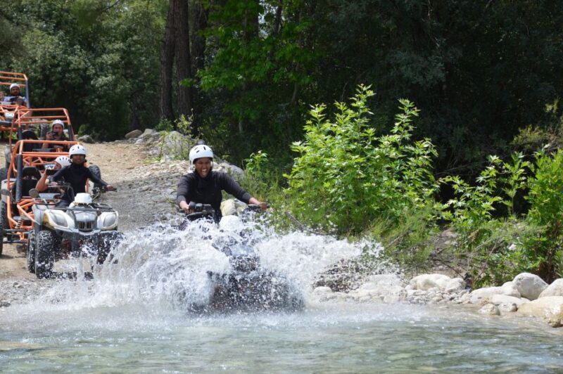 From Belek: Fully Combo Zipline, Quad Safari, Rafting, Lunch - Tour Exclusions