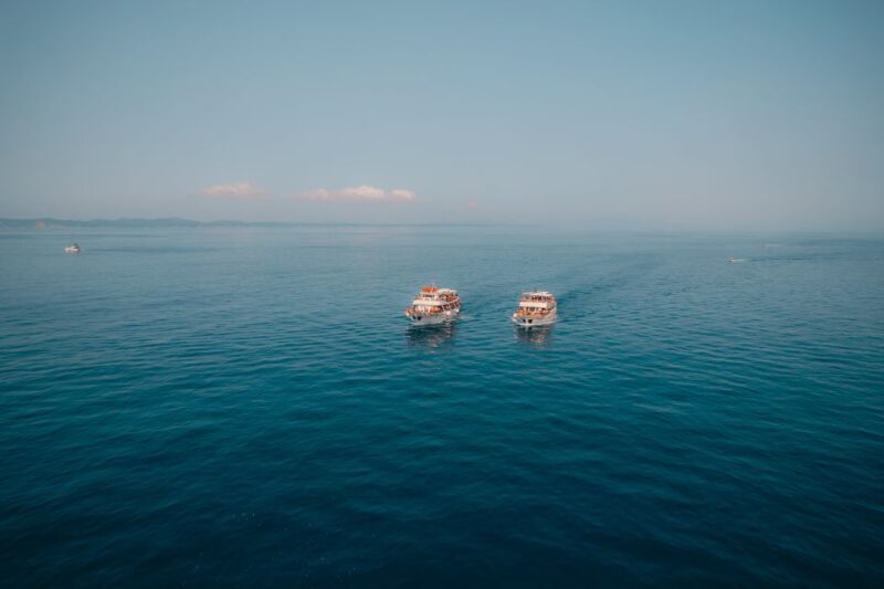 From Benitses/Lefkimmi: Blue Lagoon & Papanikolis Cruise - Key Points