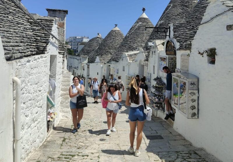 From Brindisi: Alberobello, Ostuni, Locorotondo, & Aperitif - Key Points