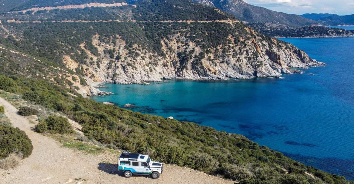 From Cagliari: 4x4 Tour to Villasimius and Beaches - Panoramic Dirt Road Views