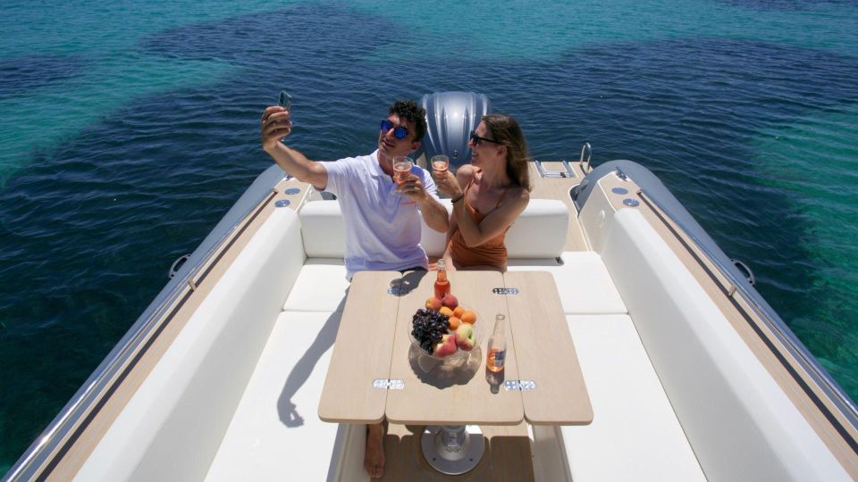 From Cagliari: Inflatable Boat Rental With Skipper - Experience Description