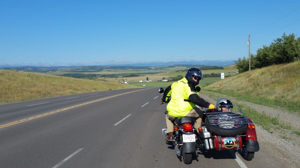 From Calgary: High Spirits Adventure in a Sidecar Motorcycle - Exploring Kananaskis Country