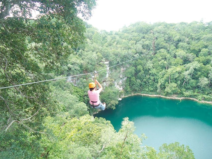 From Campeche: Miguel Colorado Cenotes Tour - Zipline Experience