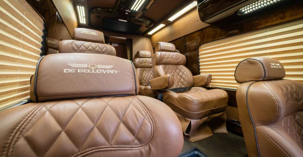 From: Cancun Airport Transfer in Deluxe Limo-Style Van - Group Size and Pricing