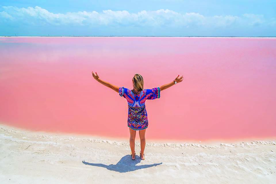 From Cancún: Day Trip to the Las Coloradas Pink Lakes - Natural Park Entry Fee