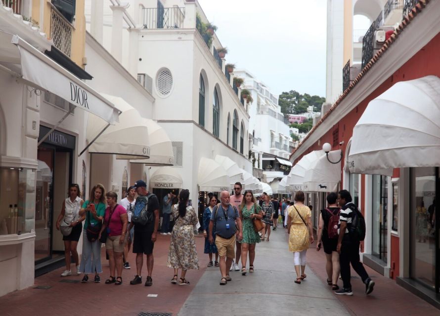 From Capri: Blue Grotto, Capri and Anacapri Guided Tour - Exploring the Blue Grotto