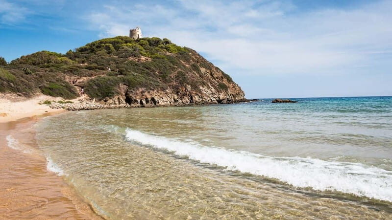 From Chia: 4-hour dinghy tour - An Authentic Sardinian Coastal Adventure