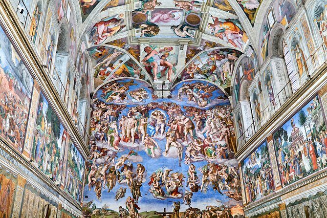 from Civitavecchia Skip the line Vatican Museum, Sistine Chapel, St Peter - Key Points