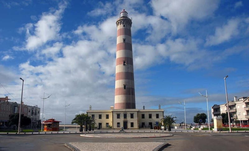 From Coimbra: Tour to Aveiro, Costa Nova beach, and Moliceiro boat ride - The Colorful Houses of Costa Nova