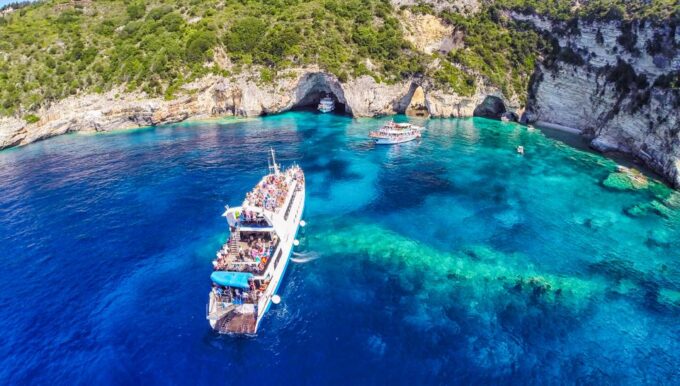 From Corfu: Day Cruise to Paxos, Antipaxos, and Blue Caves - Departure and Duration