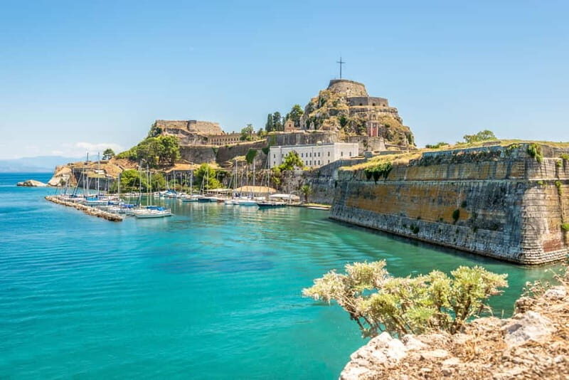 From Corfu Port: Shore Trip with Boat Cave Tour or Beach - Key Points