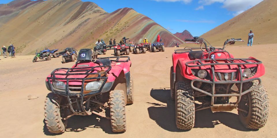From Cuzco: Rainbow Mountain in ATV Quad Bikes + Food - Key Points