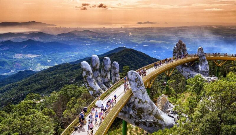 From Da Nang: Ba Na Hills Golden Bridge Private Tour & Lunch - Exploring the Golden Bridge