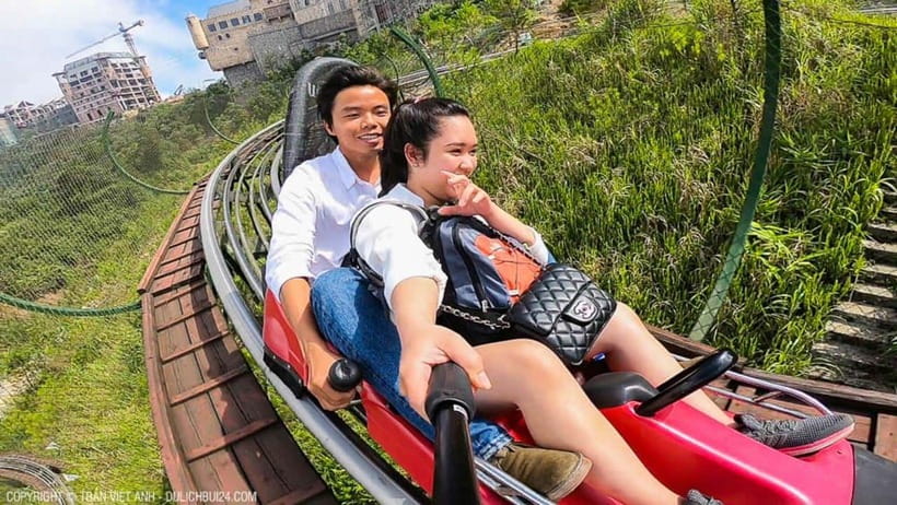From Da Nang or Chan May Port: Golden Bridge Ba Na Hills - Fantasy Park and French Square