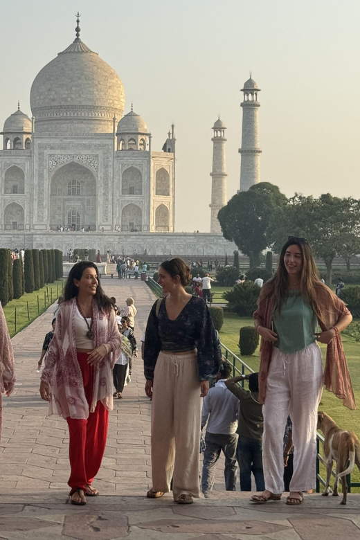 From Delhi Airport: Taj Mahal Layover Guided Tour By Car - Language Options Available